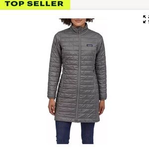 Patagonia Nano Puff LONG Size Medium in Noble Gray